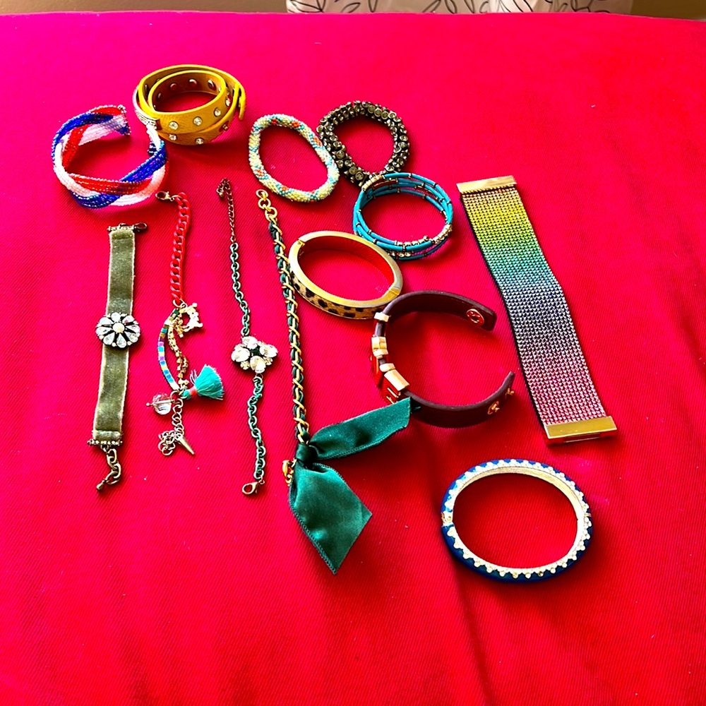 Bracelets bundle, Anthropologie, BCBG, banana republic.